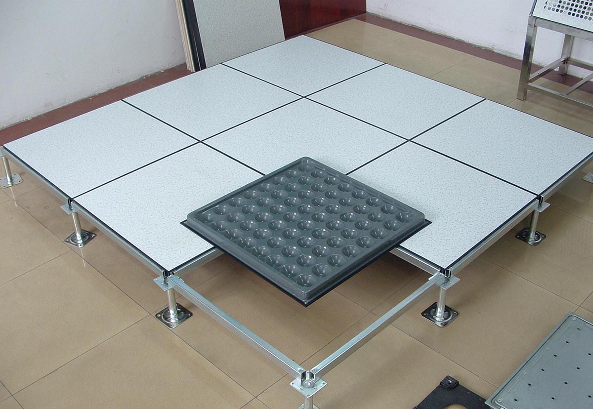 PVC/HPL国标全钢防静电地板高耐磨架空活动机房地板包安装600*600
