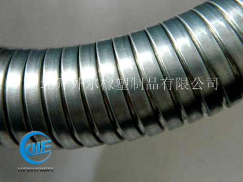 JSH黑灰色国标阻燃包塑金属软管绝缘穿线蛇皮管电线电缆保护套管-开外尔
