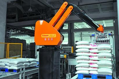 上海沃迪机器人专业码垛化肥4轴搬运机械臂