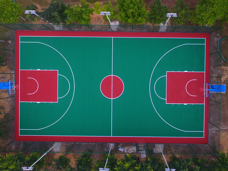广西河池学校篮球场施工 硅PU材料厂家 康奇体育