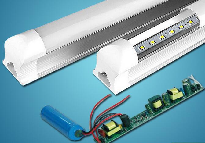 内置电源应急led日光灯管安装简单