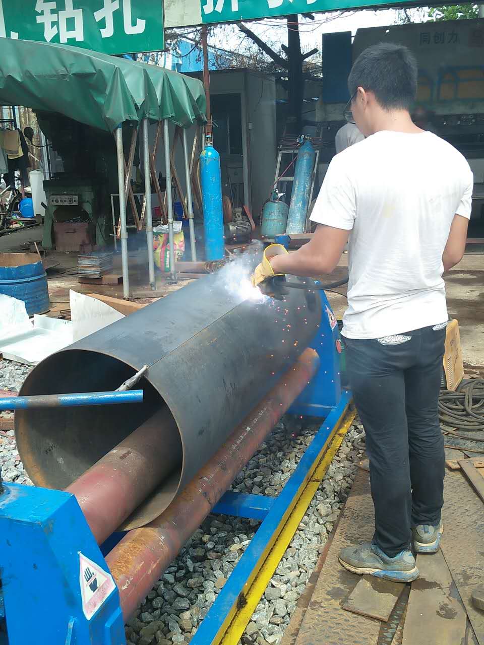深圳钢材加工 卷圆 卷管 钢板卷圆 烟囱用 可来料加工