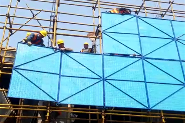 爬架网片 镀锌爬架钢网 建筑爬架网片生产厂家