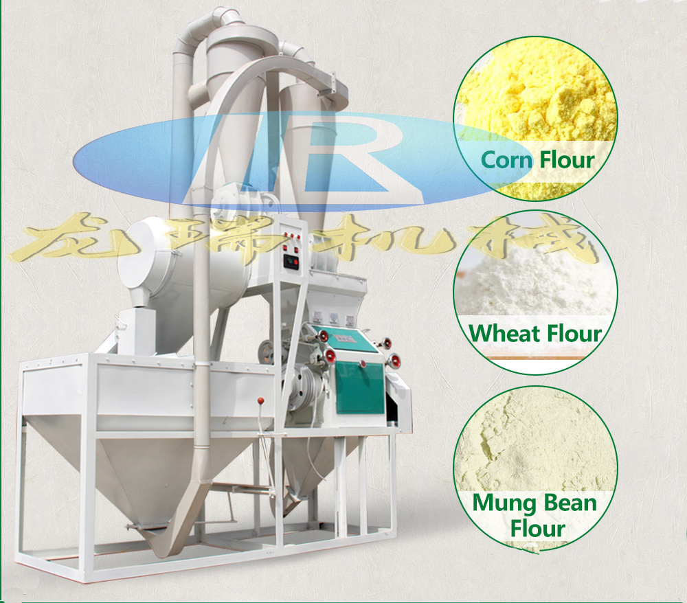 全自动小麦磨粉机，白面加工机器，小麦面粉机，磨面机