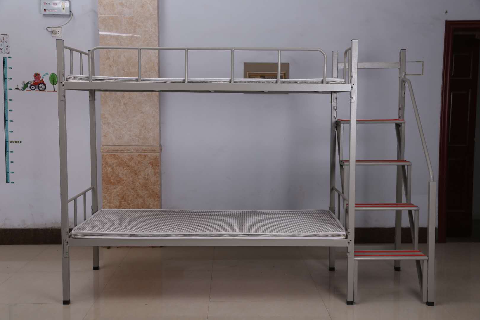 贵州上下铺铁床1米成人员工宿舍双层床学生公寓寝室双人床铁架床