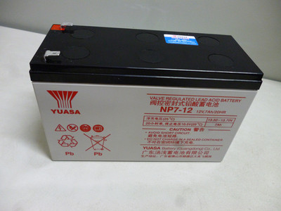 汤浅蓄电池 免维护铅酸蓄电池12V7AH 汤浅12V7AH/ NP7-12V