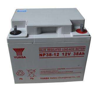 汤浅蓄电池NP38-12铅酸免维护12v38ah阀控式ups电瓶通讯