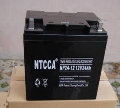 恩科12V24AH NTCCA NP24-12蓄电池 UPS电源免维护电瓶