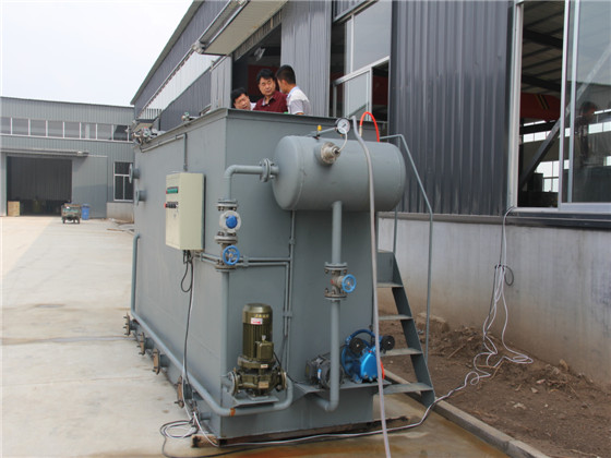 污水处理设备之混凝沉淀气浮机郊果在四川源洁环保的各类气浮机对各类污水处理达标排放