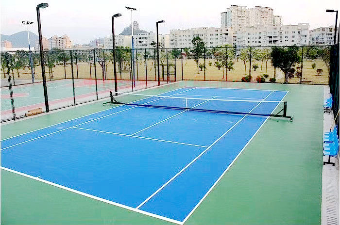 天津和平弹性丙烯酸网球场建设公司免费划线