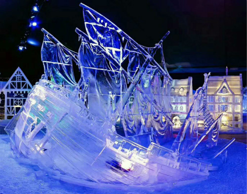 冰雕艺术主题展出租出售冰雕造型私人定制