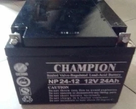 冠军电池 NP24-12 冠军蓄电池12V24AH EPS UPS**蓄电池