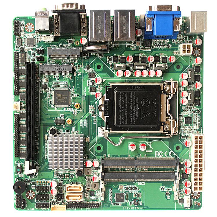 一体机主板Intel*六代LGA1151处理器工控主板4*SATA 3.0硬盘