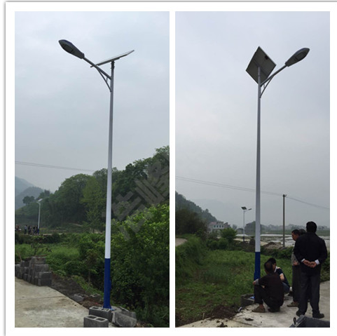 湖南湘潭太阳能路灯的安装注意事项