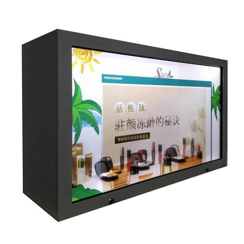 广州瞻视透明显示屏橱窗43透明液晶屏展示展柜