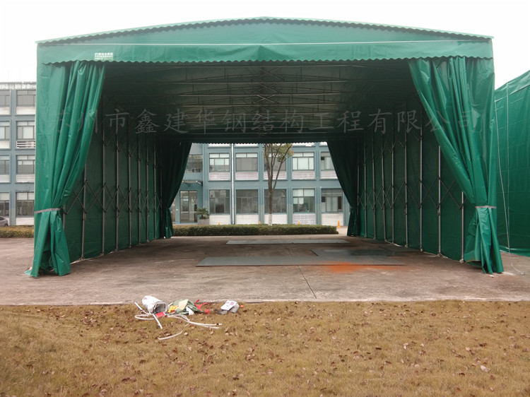 静安区活动雨棚定做丨上海推拉棚丨大型仓库移动篷价格