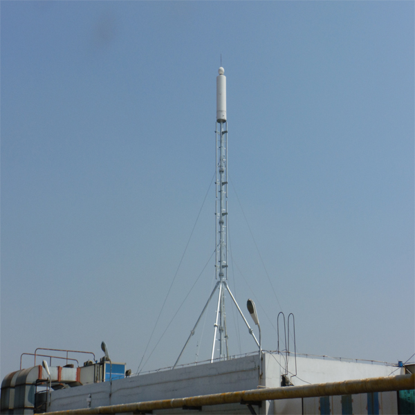 芳华 GSM电信镀锌屋顶增高通信铁塔 屋顶增高塔