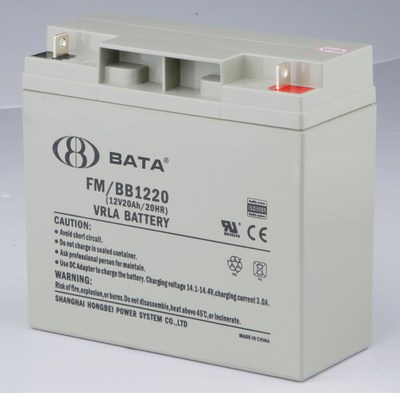 鸿贝蓄电池12V20AH鸿贝蓄电池FM/BB1220 UPS EPS 直流频用蓄电池