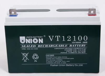 韩国友联 UNION 蓄电池MX121000 12V100AH 工业机房后备UPS储电瓶