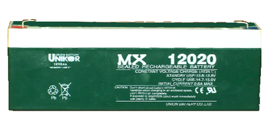 韩国友联/联合蓄电池MX12030，12V3AH免维护铅酸蓄电池