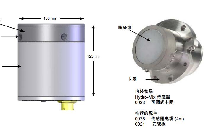 hydronix HM08搅拌机、输送机专业湿度传感器