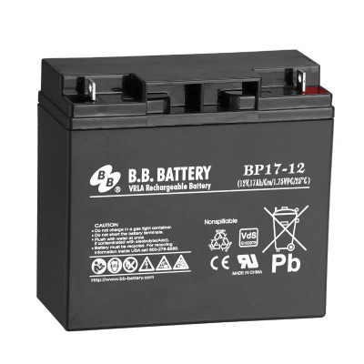 美美BB 蓄电池 BP17-12 免维护 UPS 12V17AH