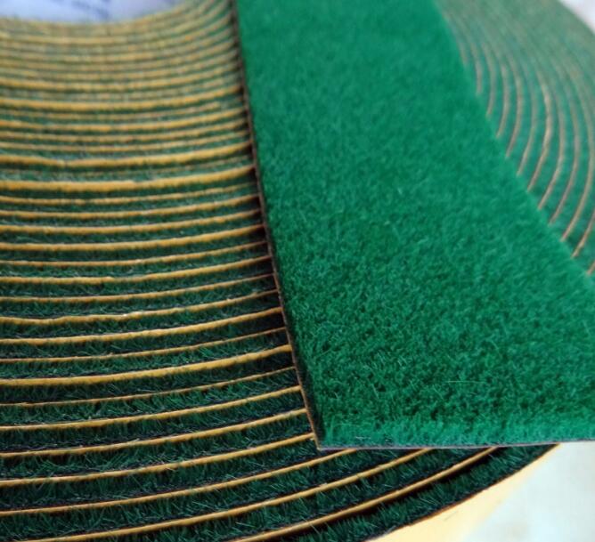 绿绒包辊带背胶 防滑包辊带绿绒包辊带厂家 工业糙面皮绿绒皮厂家