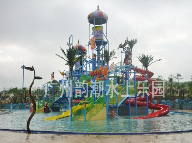 黑龙江儿童水屋水寨报价，水上游乐设备定制
