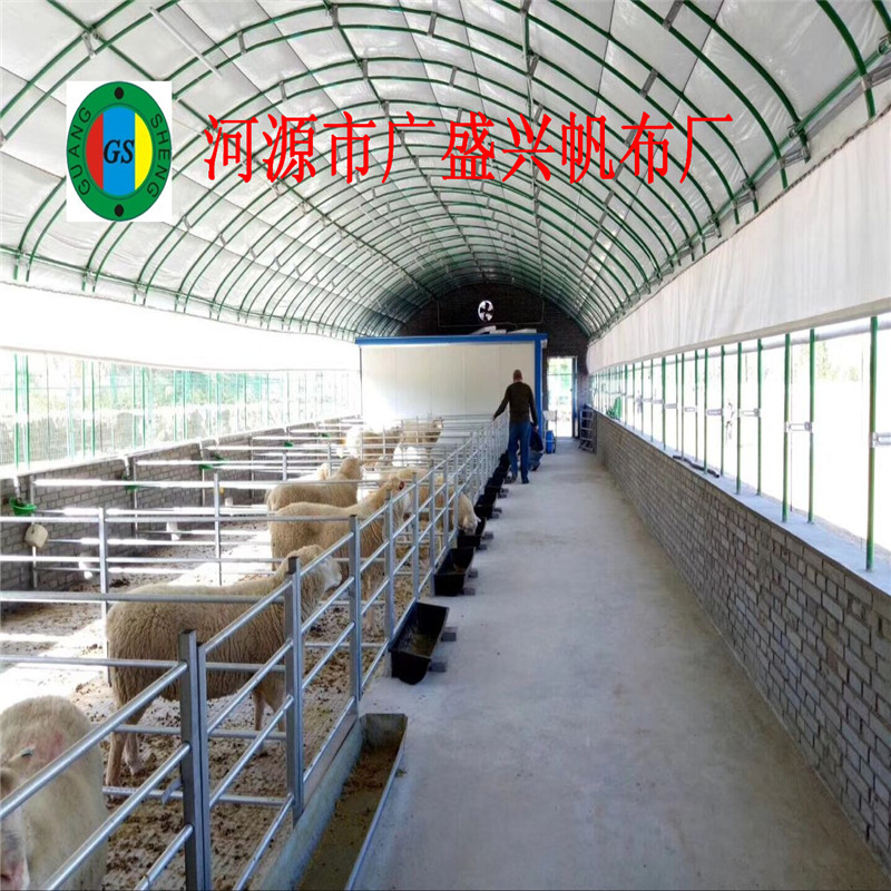 重庆温氏养殖场卷帘布生产厂家-猪场卷帘布批发价格