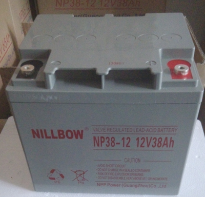 NILLBOW 力宝 阀控式密封铅酸免维护蓄电池12V38AH UPS**电源