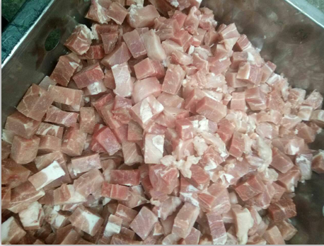 猪肉切块机 鲜的猪肉切片机器