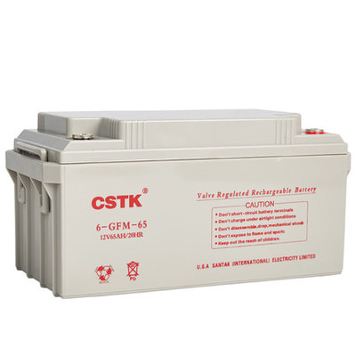 CSTK铅酸蓄电池6-GFM-65 12V65AH电池UPSEPS应急电源免维护蓄电池