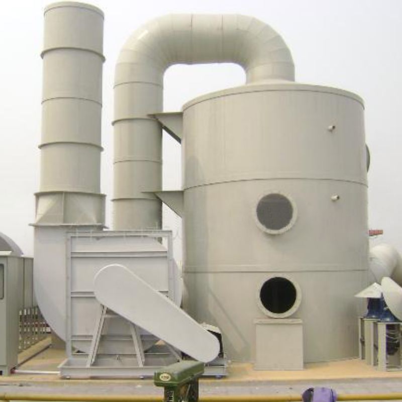 **废气处理除臭设备PP喷淋塔工业废气环保设备
