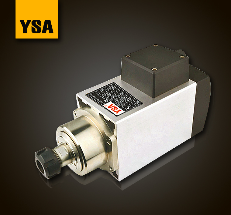 YSA意萨风冷石材金属型材雕刻铣边高速切割电机电主轴电机S718