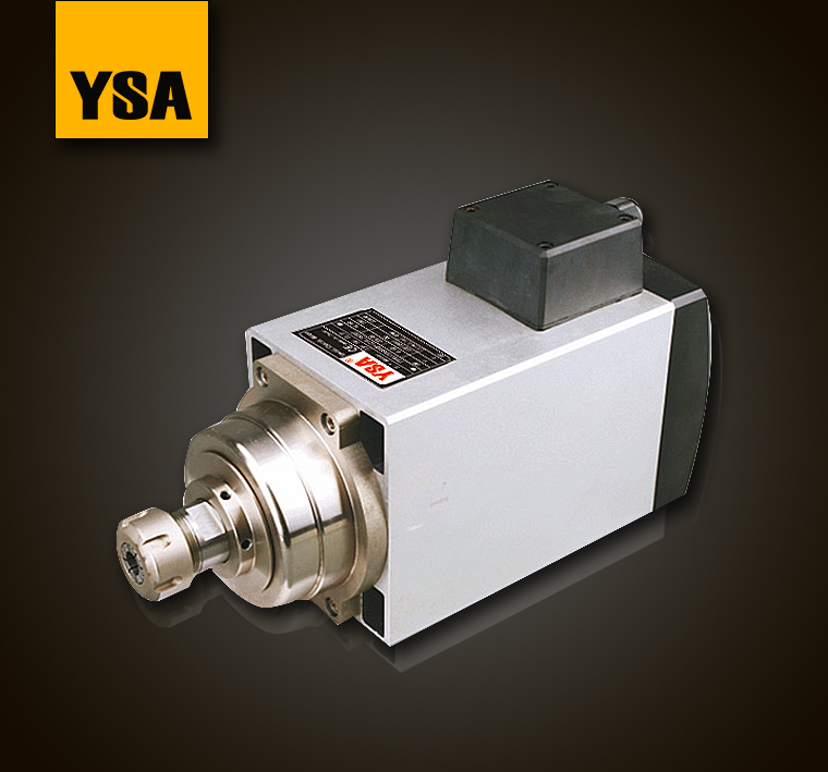 进口YSA意萨风冷方形打磨铝材切割高速雕刻主轴电机S606
