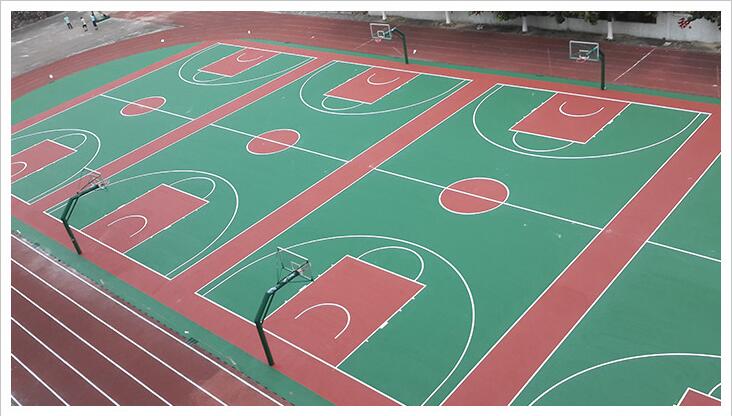 百色篮球场施工 专业团队施工 环保材料