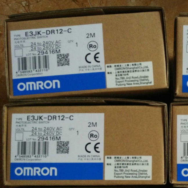 omron/欧姆龙 光电开关E3JK-DR12-C 2M 现货 正品 假一赔十