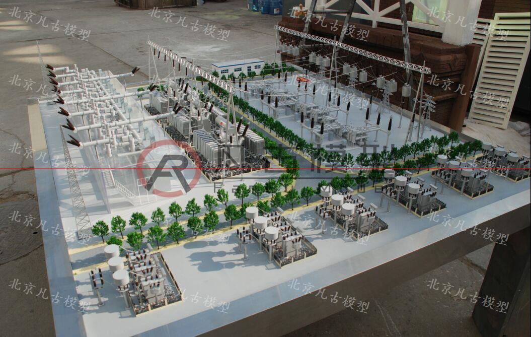 绿色能源伊春电力系统模型 金属材料变电站模型 模型工厂