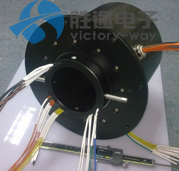 厂家供应大电流导电滑环,内径20Mm 3路80A电流滑环