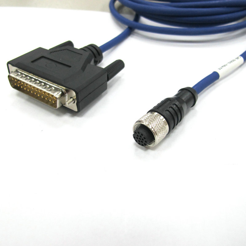 cofly传感器电缆连接器M12单端预制接插件信号插头
