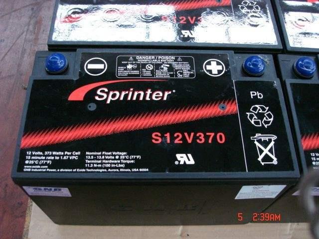 GNB蓄电池Sprinter S12V150F