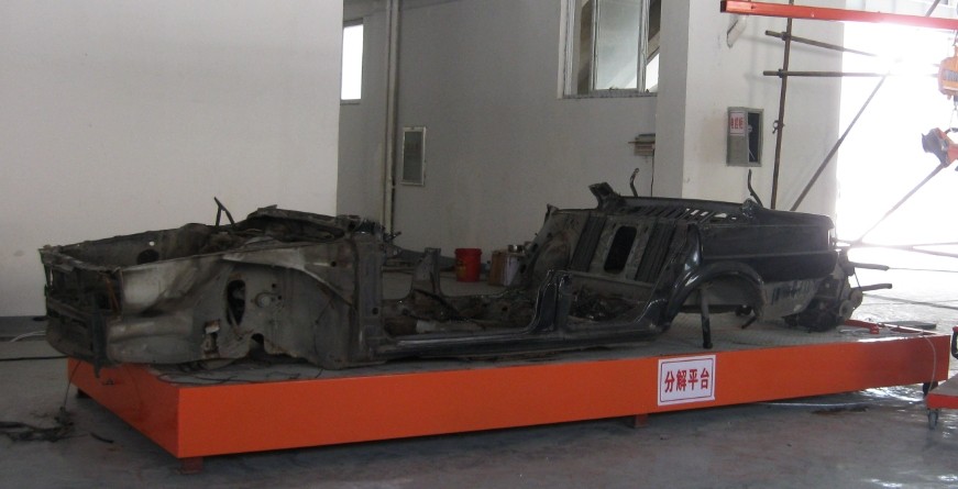 鼎恒达专业汽车汽车设备厂家，报废汽车预处理平台