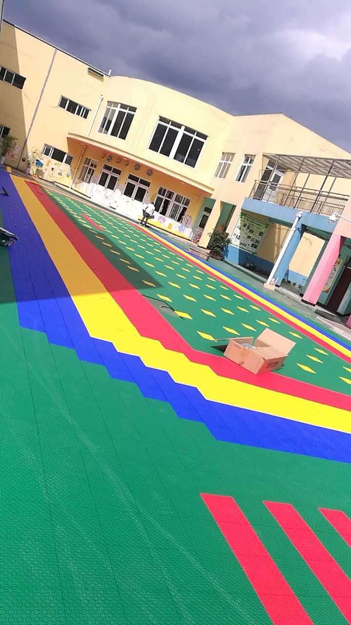 巴林左旗篮球场悬浮地板质保几年内蒙古拼装地板生产厂家