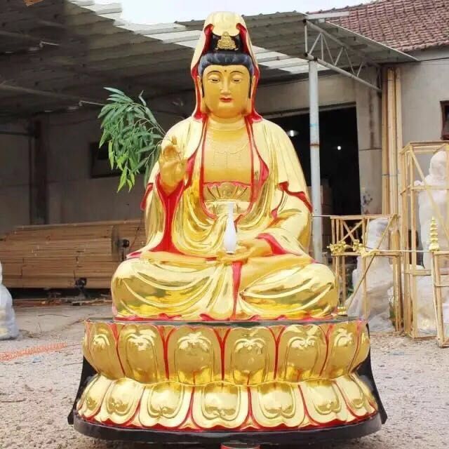 寺庙供佛大佛硅胶模具订做 旅游景点观赏佛模具 有做弥勒佛、观音菩萨像的软模具