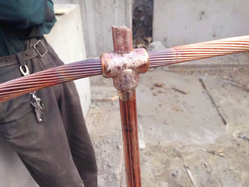 上海铜包钢接地棒使用放热焊接焊粉连接
