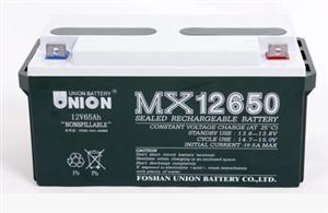 UNION蓄电池MX12650/友联电池12V65AH安装要求