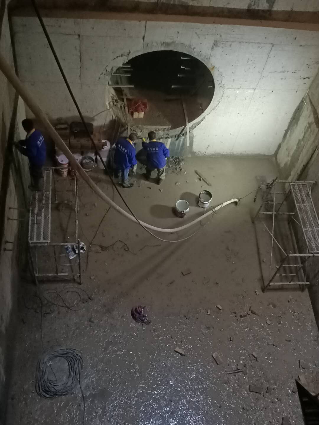 汉中电梯基坑防水堵漏公司