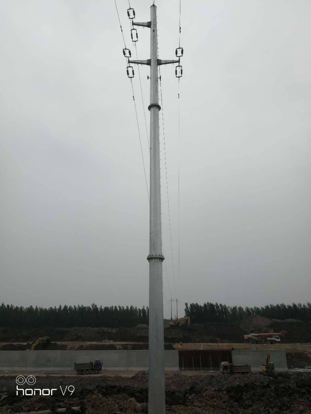 吕梁 10kv电力钢管塔 35kv电力钢管塔