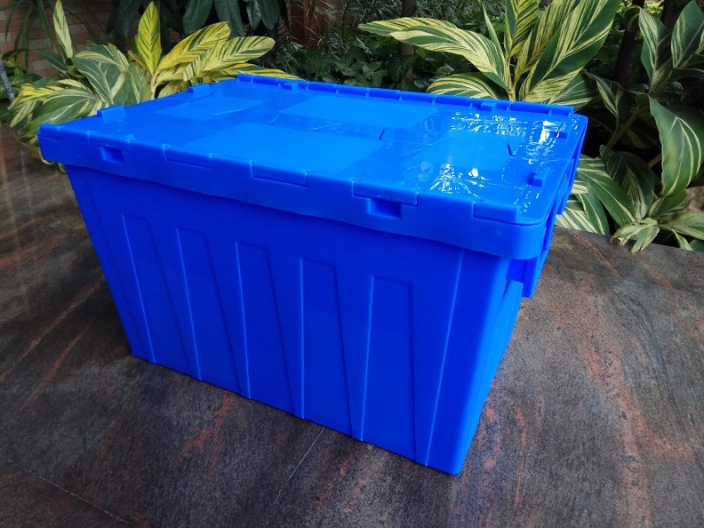 洛阳塑料带盖物流箱塑料方凳生产厂家