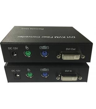 DVI KVM数字无压缩光纤延长器光延长器、光端机、无压缩、非压缩、数字、DVI、HDMI、4K、延长、KVM、PS2、PS/2、键盘、鼠标